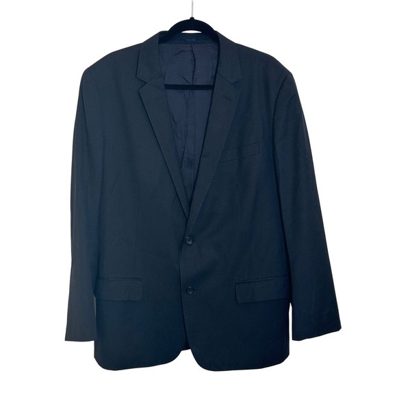 Bonobos Unconstructed Lightweight Italian Wool Blazer Size 44R‎ Navy Blue Career - Picture 1 of 12